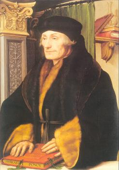 小漢斯 荷爾拜因 Portrait of Erasmus of Rotterdam